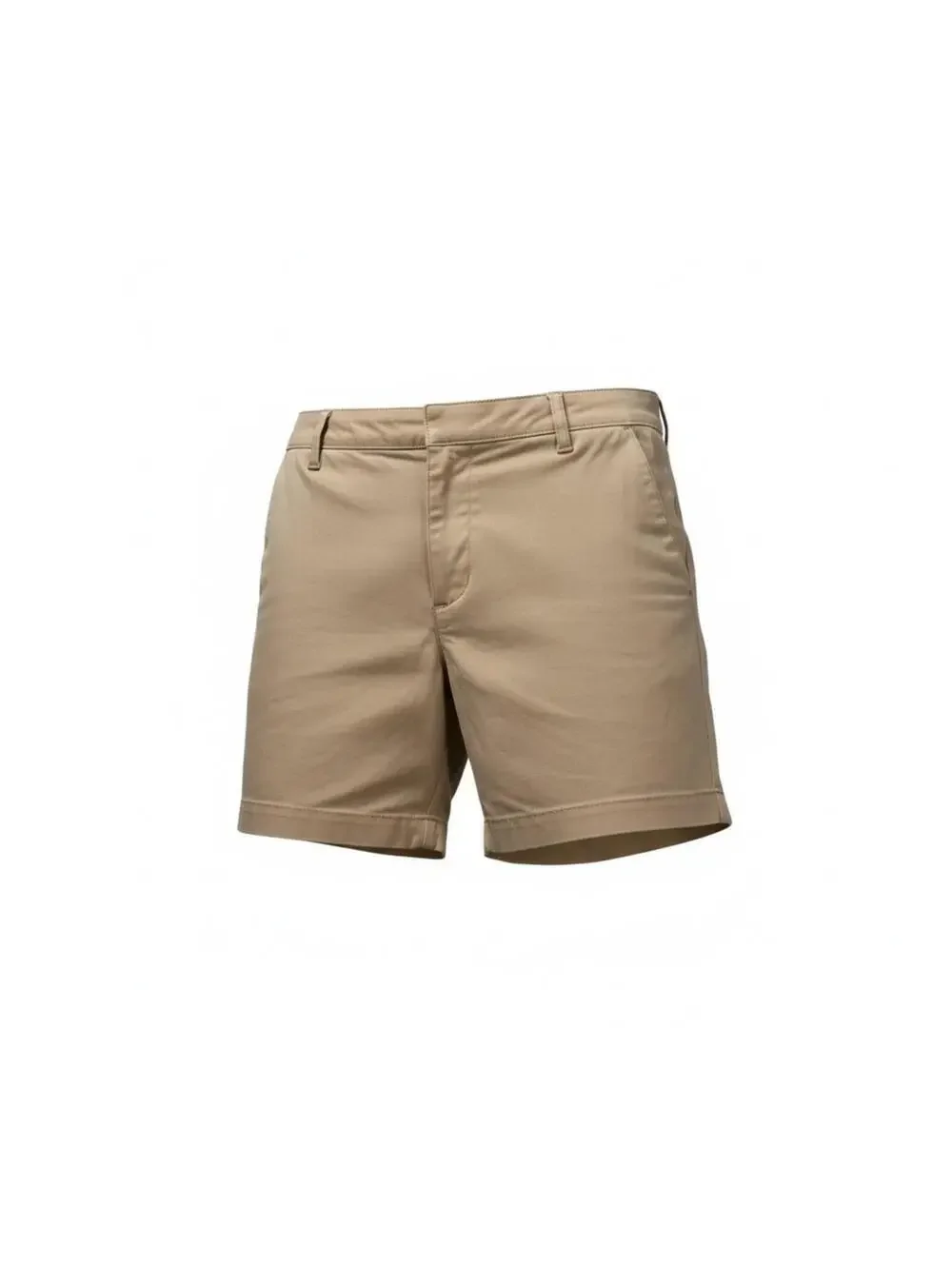 Banana Republic Khaki Chino Shorts Women's 6 Stretch Cotton Viscose Tan Casual